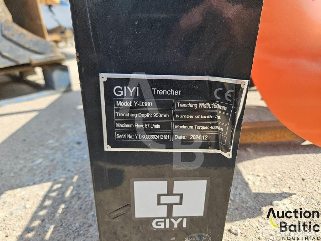  Giyi Y-D380 Tranšeju racēji