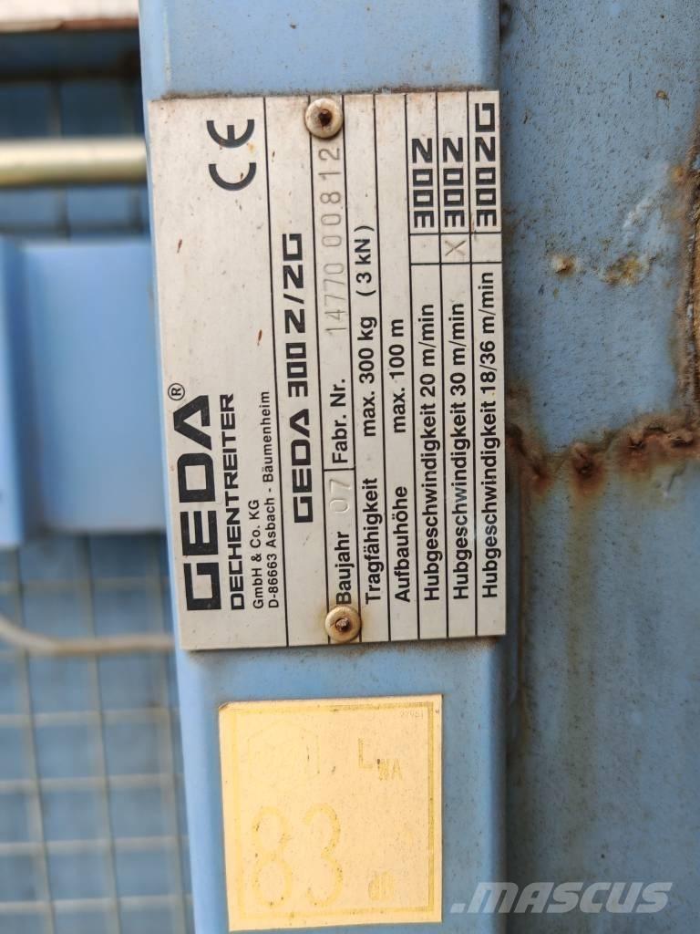 GEDA 300 Z Iekraušanas tehnika- Citi