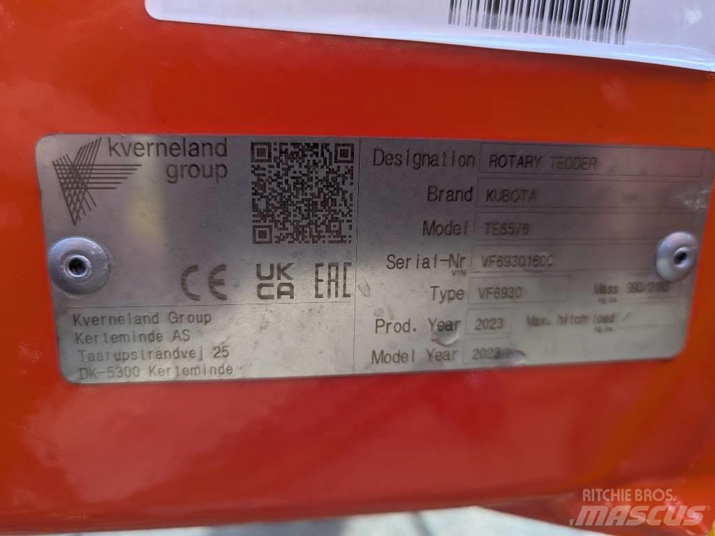Kubota TE 6576 Siena un lopbarības novākšanas mašīnu piederumi