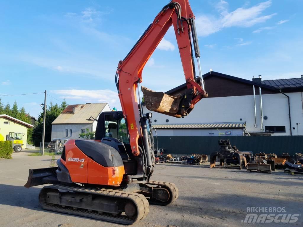 Kubota KX 080-4 Vidēja lieluma ekskavatori 7 t - 12 t