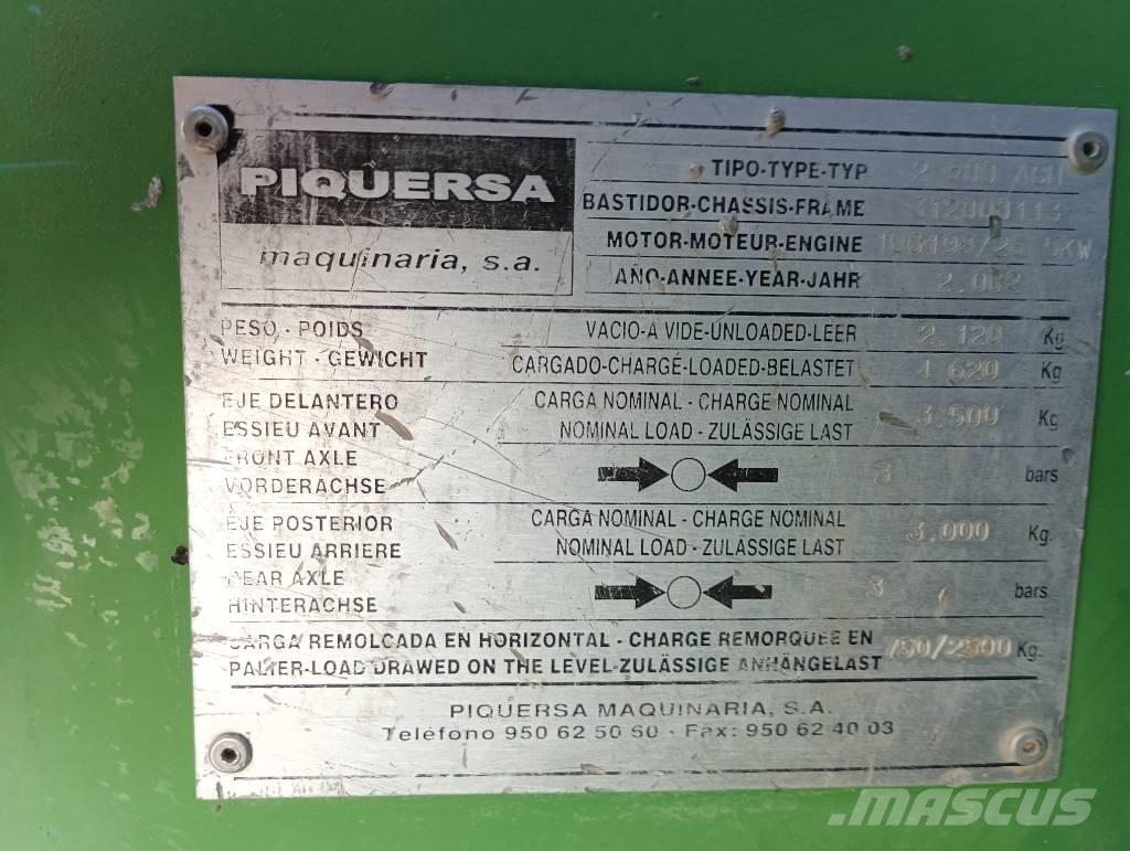 Piquersa 2500 ACH Mini pašizgāzēji