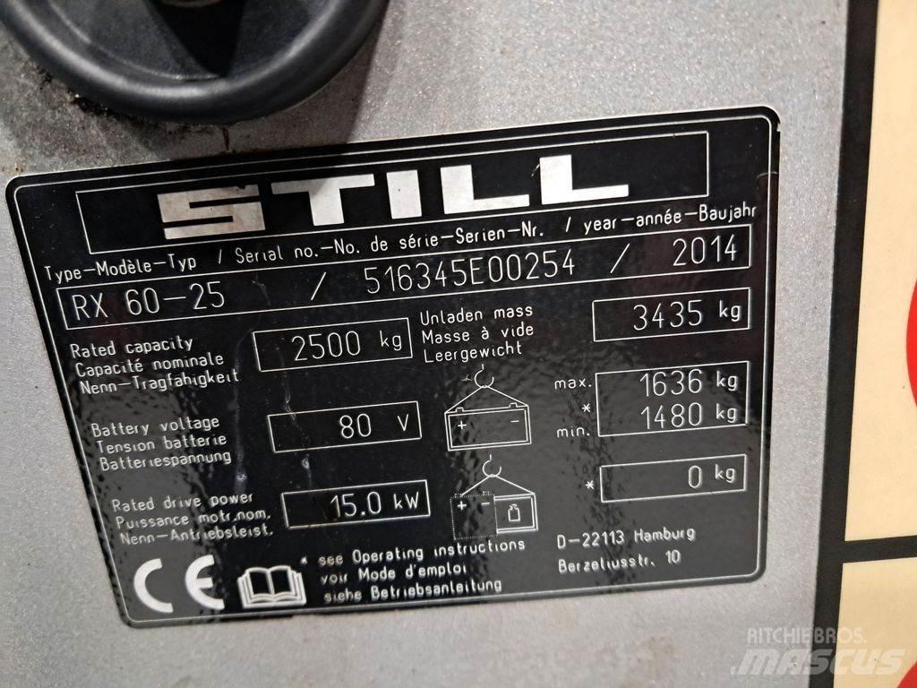 Still RX60-25 Elektriskie iekrāvēji