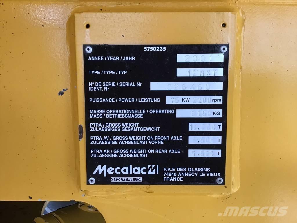 Mecalac 12 MXT Ekskavatori uz riteņiem