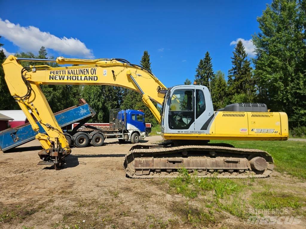 New Holland E 385 B Kāpurķēžu ekskavatori
