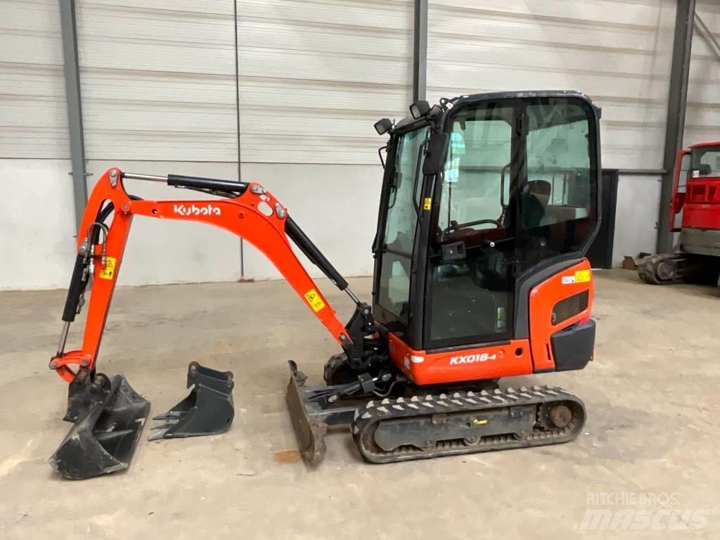 Kubota KX 018-4 Mini ekskavatori < 7 t