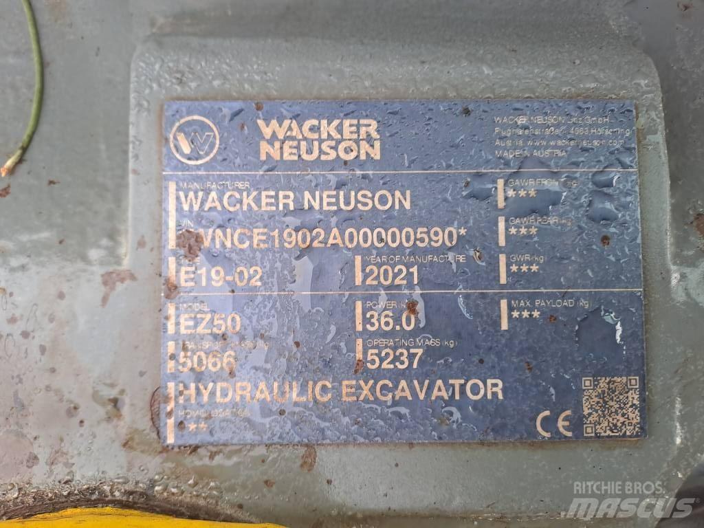 Wacker Neuson EZ50 Kāpurķēžu ekskavatori
