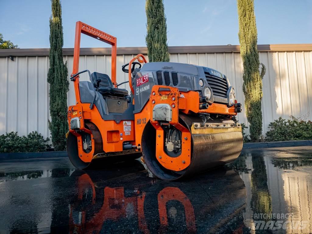 Hamm HD 12 Divvalču grunts veltņi
