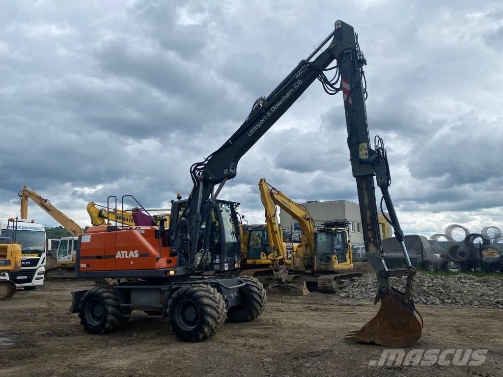 Atlas 150 W Ekskavatori uz riteņiem