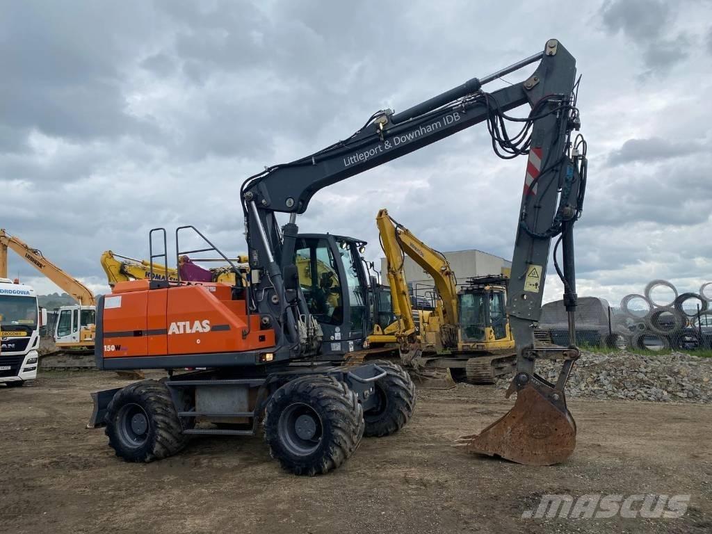Atlas 150 W Ekskavatori uz riteņiem