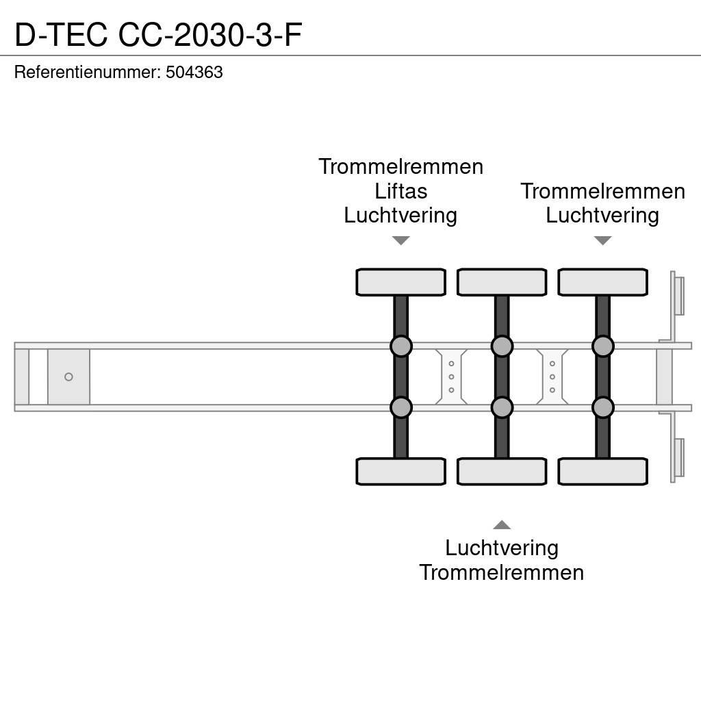 D-tec CC-2030-3-F Konteinertreileri