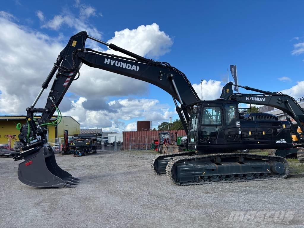 Hyundai HX300A L Kāpurķēžu ekskavatori