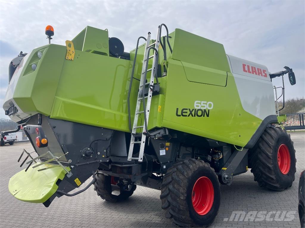 CLAAS Lexion 650 Ražas novākšanas kombaini