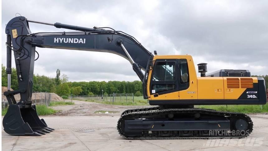 Hyundai 340 Kāpurķēžu ekskavatori