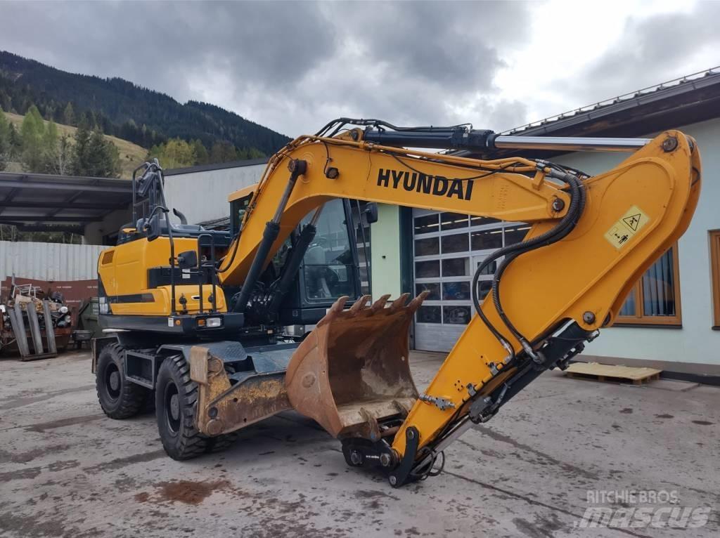 Hyundai HW140 Ekskavatori uz riteņiem