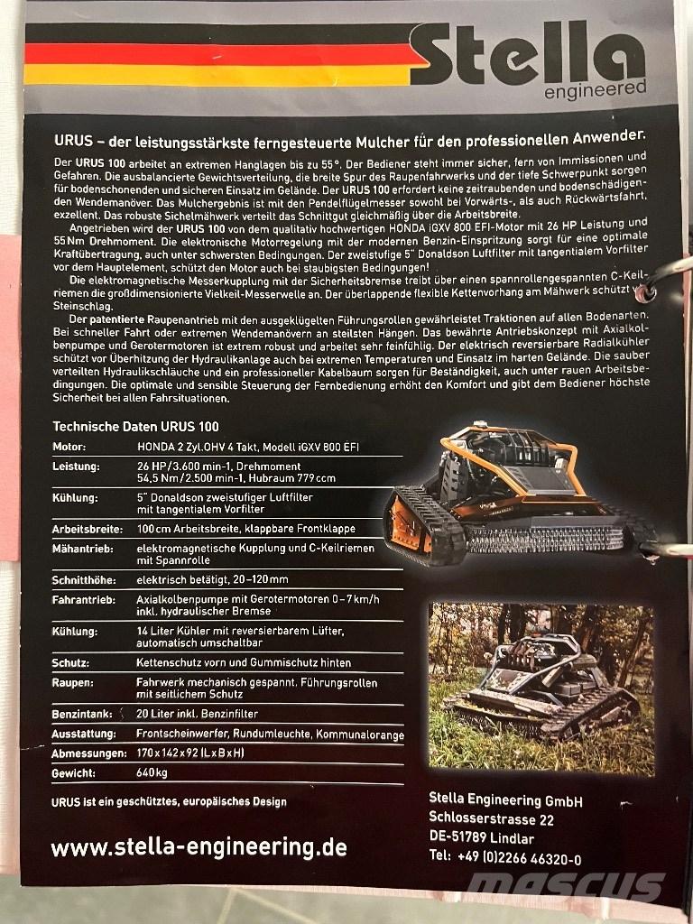  Stella URUS 100 Robots- zāles pļāvējs