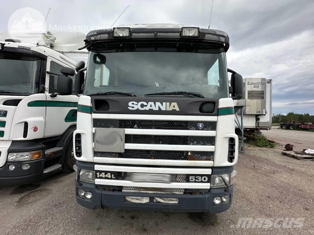 Scania R 124 LB Smagās mašīnas ar konteineriem