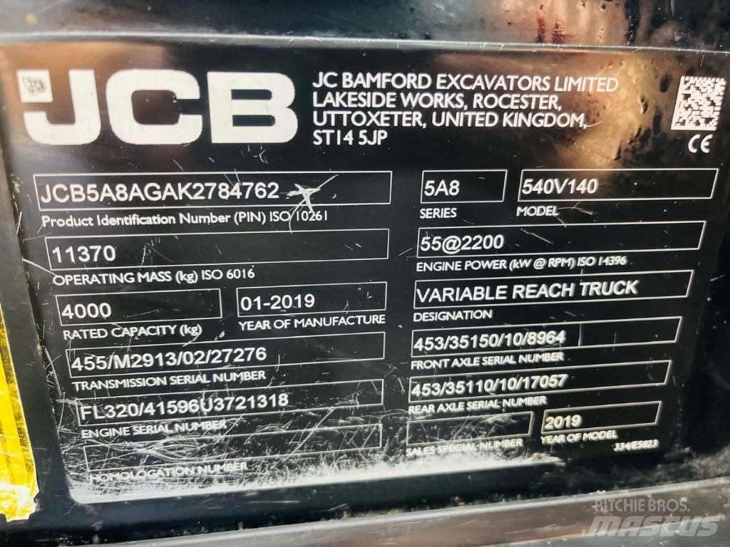 JCB 540-140 Teleskopiskie manipulatori