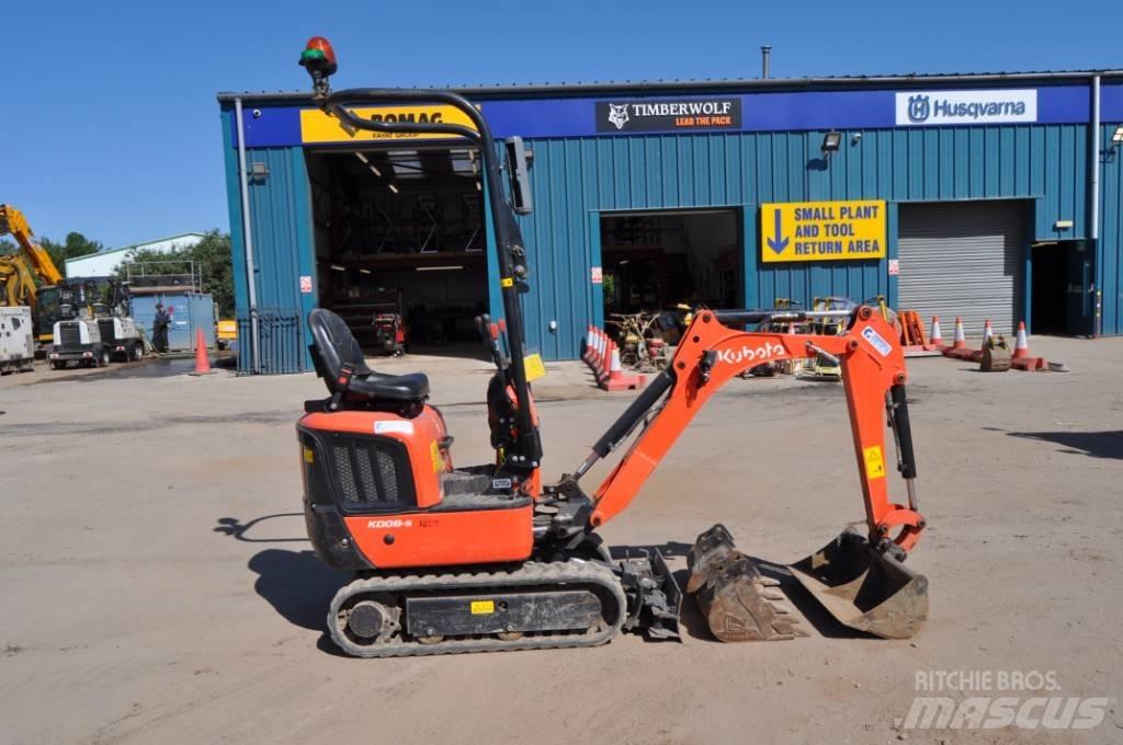 Kubota K 008-5 Mini ekskavatori < 7 t