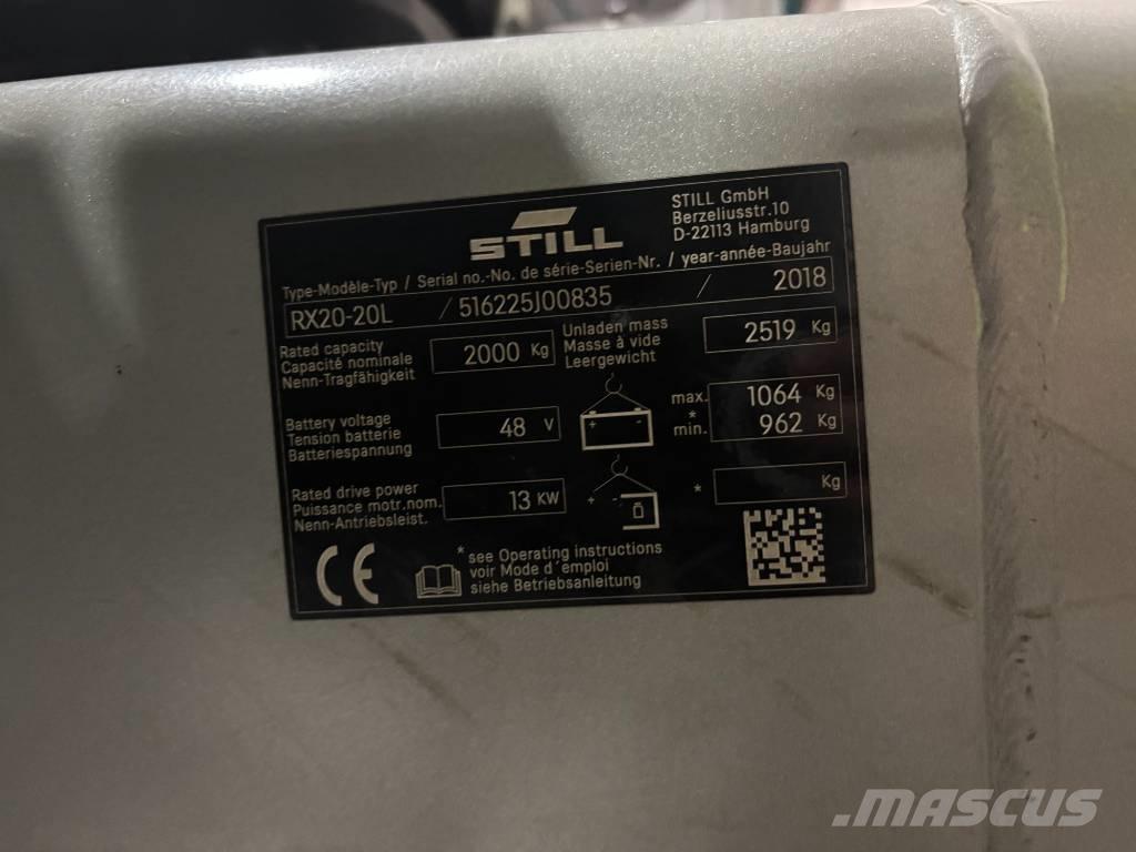 Still RX 20-20 L Elektriskie iekrāvēji