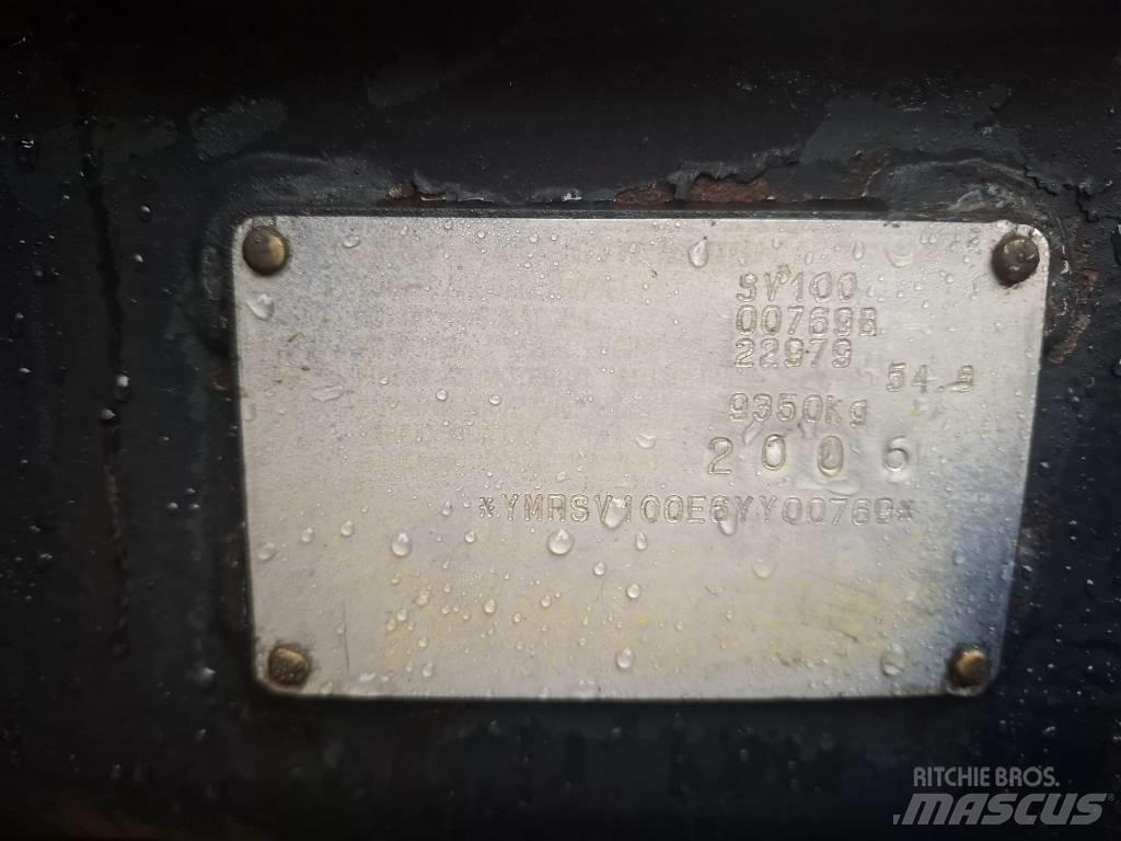 Yanmar SV 100 Vidēja lieluma ekskavatori 7 t - 12 t
