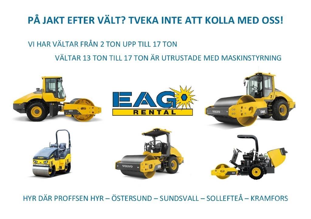 Volvo SD 135 (UTHYRES) Vienvalča grunts veltņi