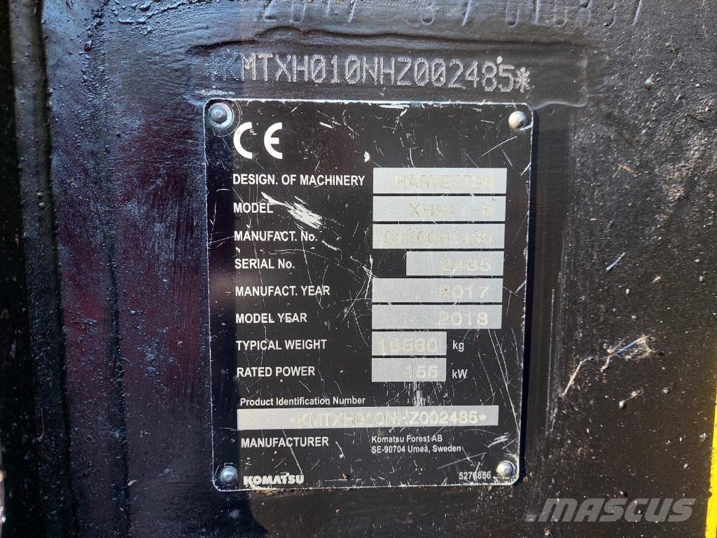 Komatsu 911 Harvesteri