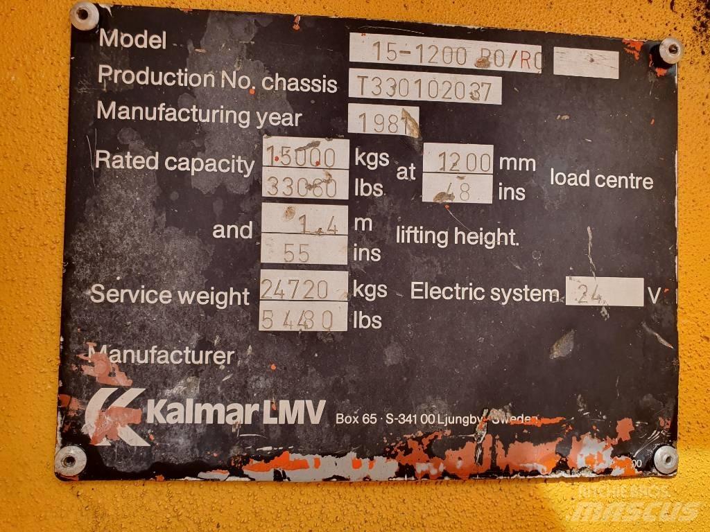 Kalmar 15-1200 Tehnika ar dīzeļa dzinēju