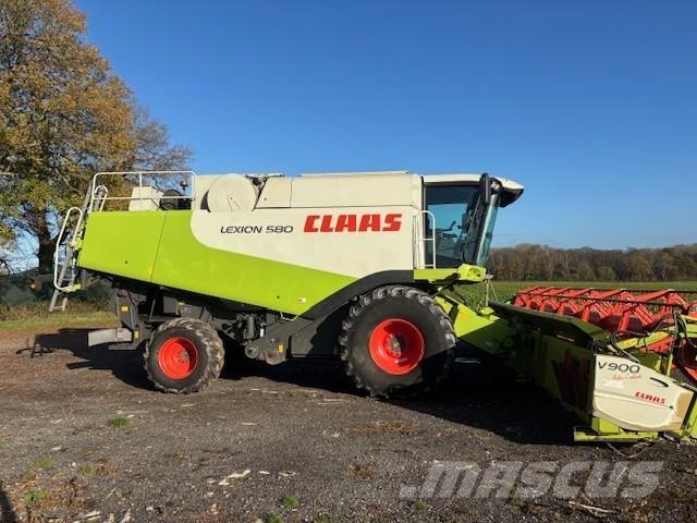 CLAAS Lexion 580 Ražas novākšanas kombaini