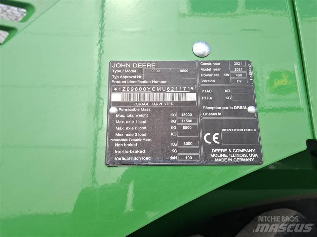 John Deere 9600 Lopbarības novācēji