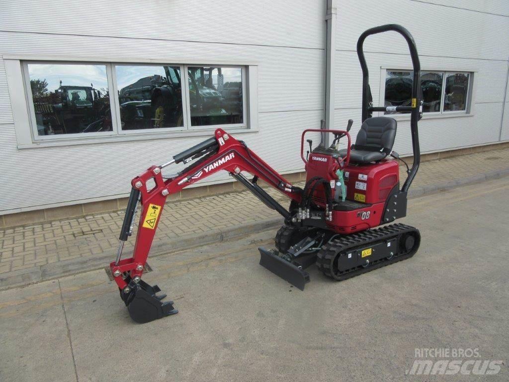 Yanmar SV08 Kāpurķēžu ekskavatori