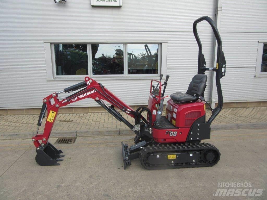 Yanmar SV08 Kāpurķēžu ekskavatori