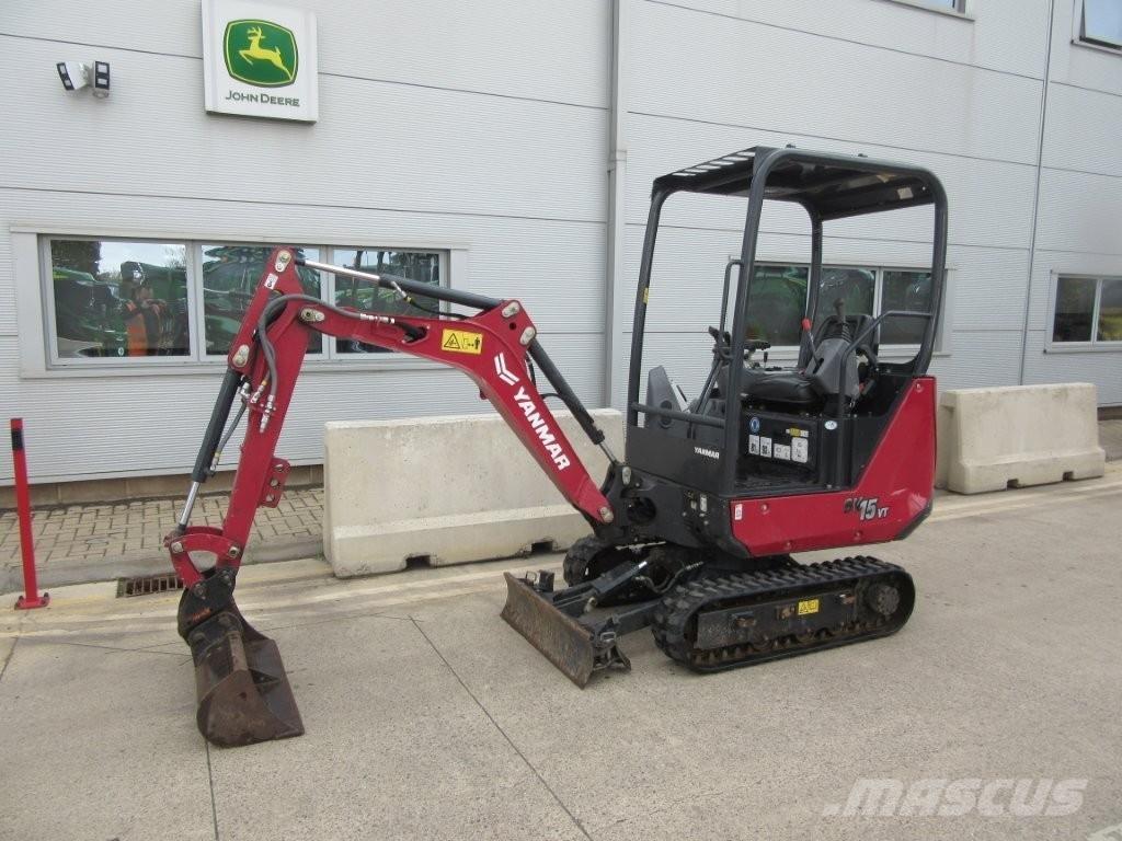 Yanmar SV15VT Kāpurķēžu ekskavatori