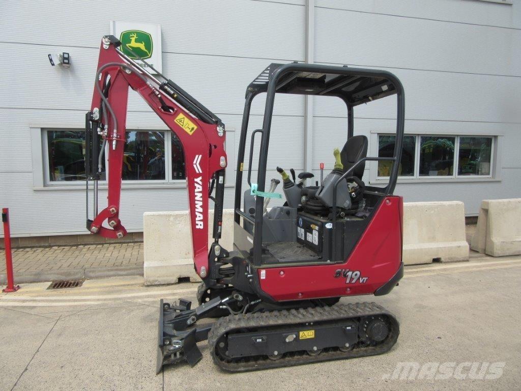 Yanmar SV19VT Kāpurķēžu ekskavatori