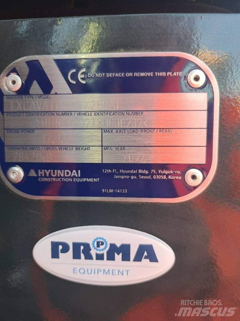 Hyundai HX260AL Kāpurķēžu ekskavatori