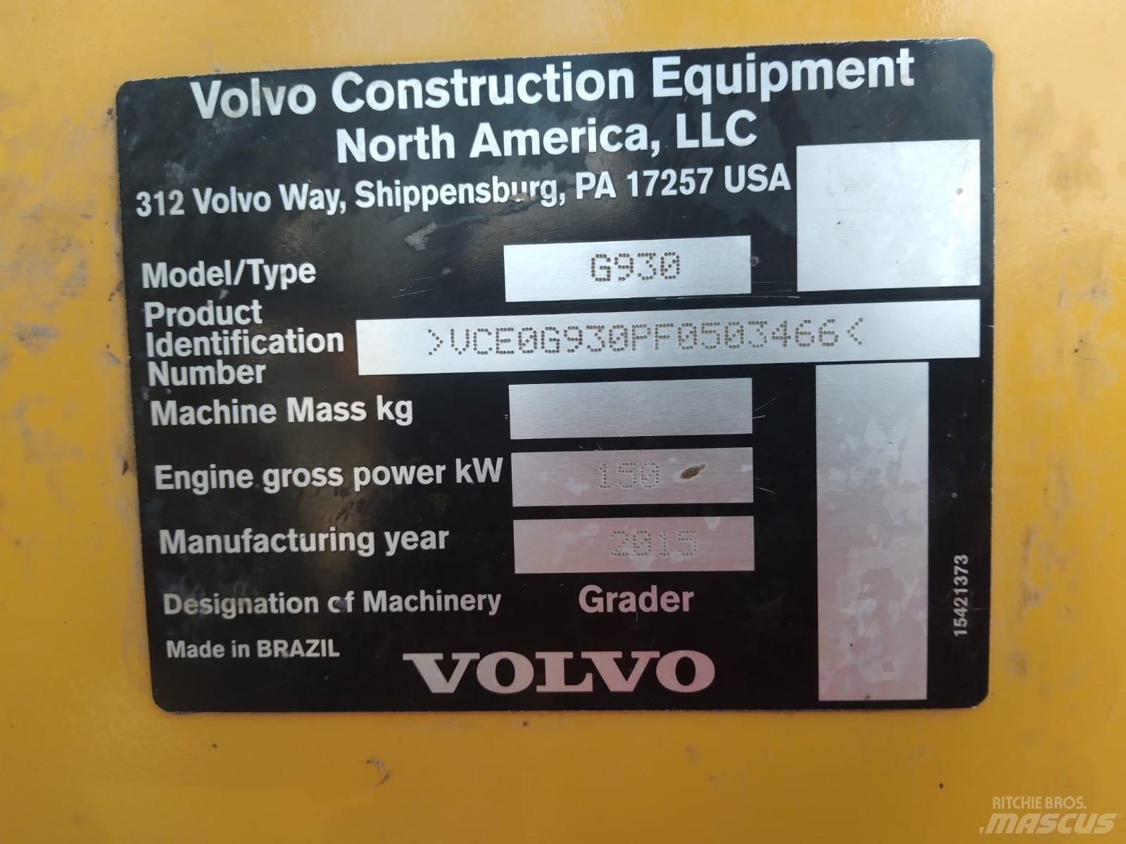 Volvo G 930 Greideri