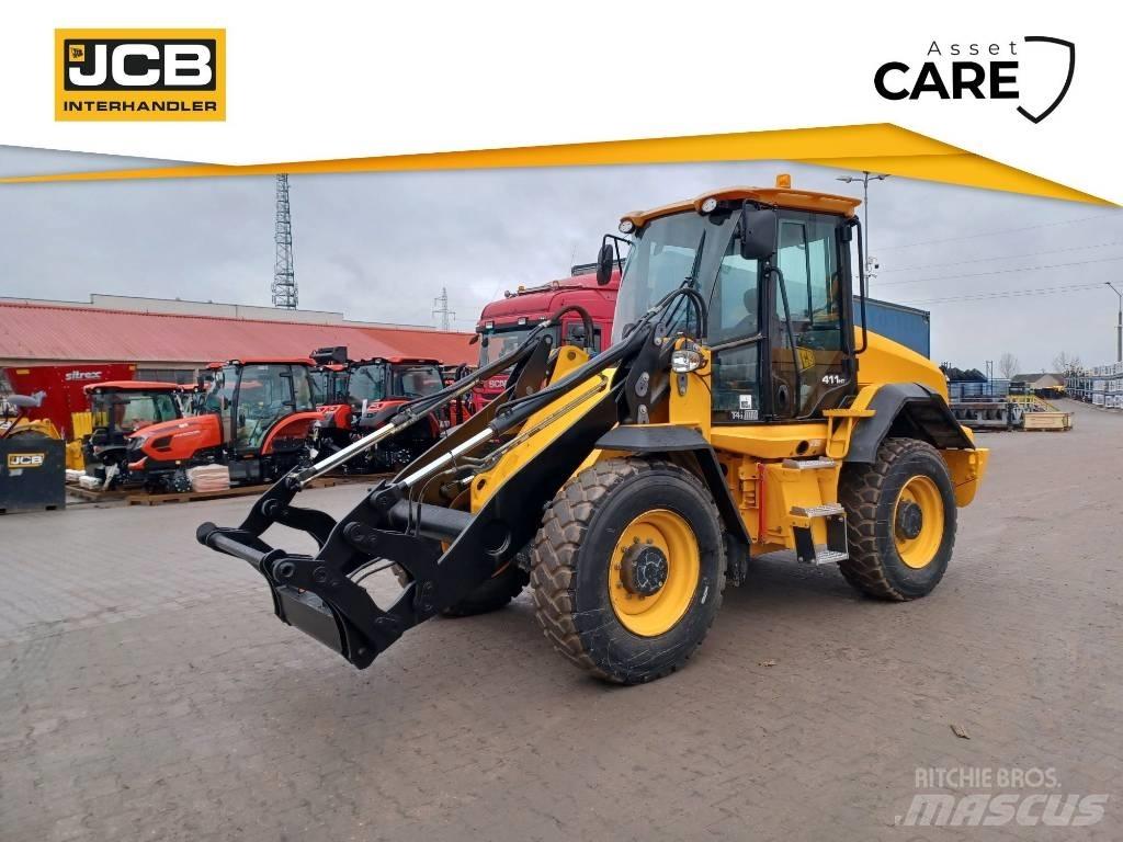 JCB 411 Iekrāvēji uz riteņiem