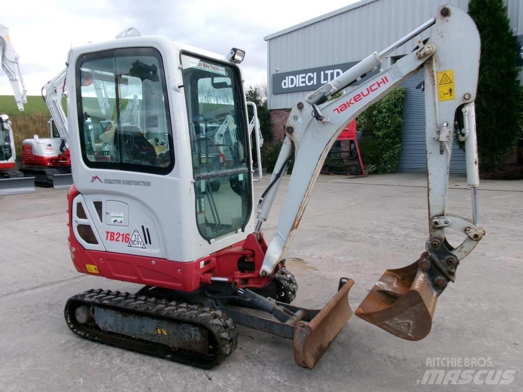 Takeuchi TB 216 Mini ekskavatori < 7 t