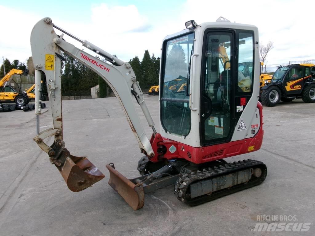 Takeuchi TB 216 Mini ekskavatori < 7 t