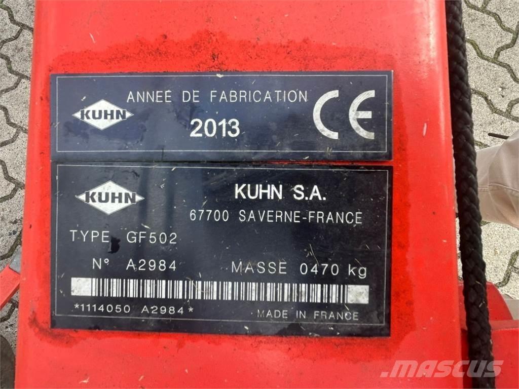 Kuhn GF 502 Grābekļi un siena ārdītāji