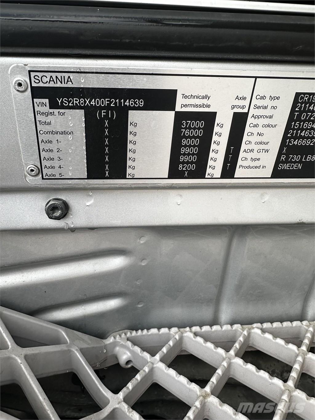 Scania R 730 Furgons