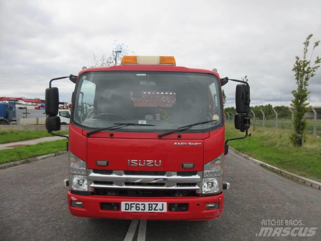 Isuzu N 75.190 Platformas/kravas mašīnas ar vinču