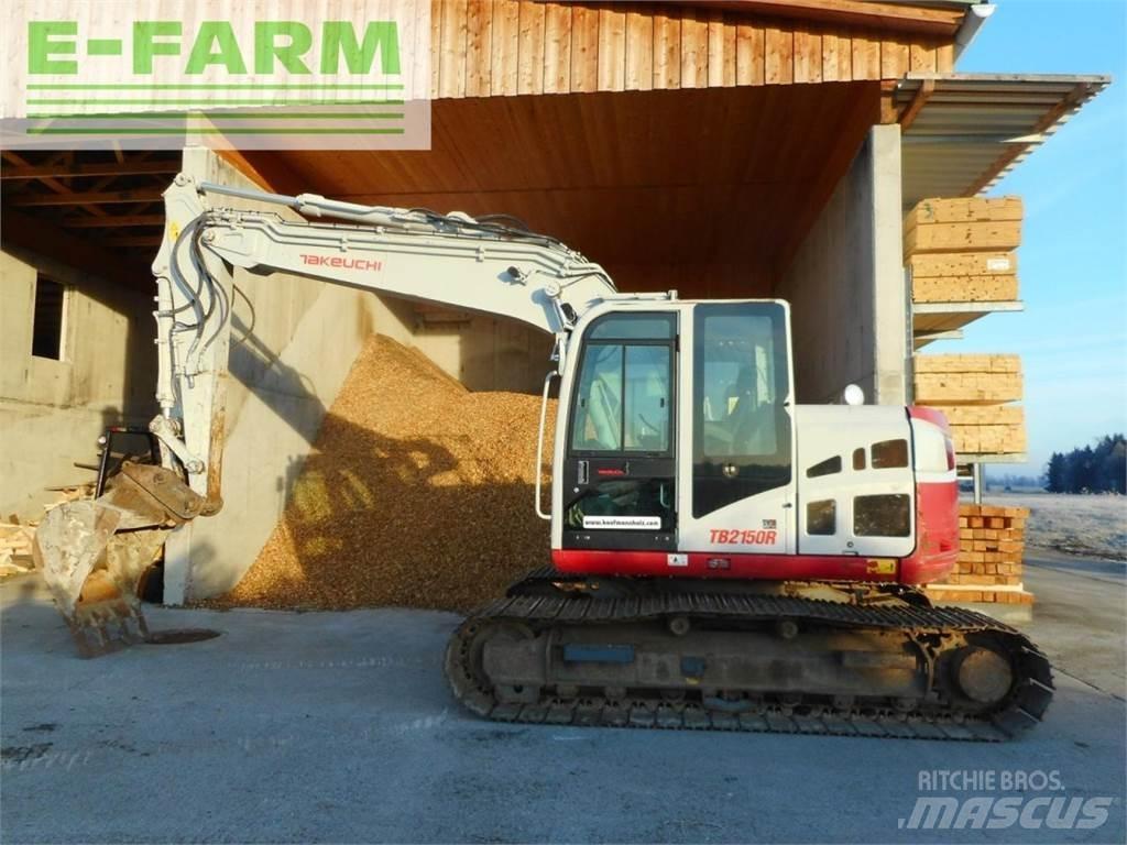 Takeuchi tb2150r Ekskavatori uz riteņiem
