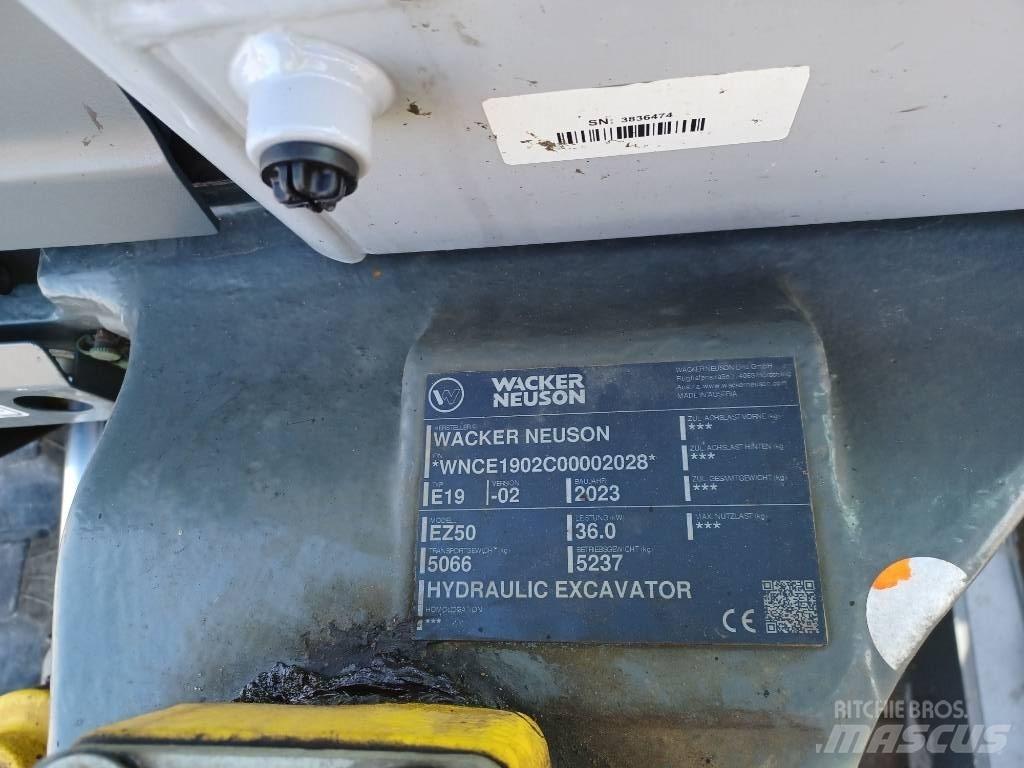Wacker Neuson EZ50 Kāpurķēžu ekskavatori