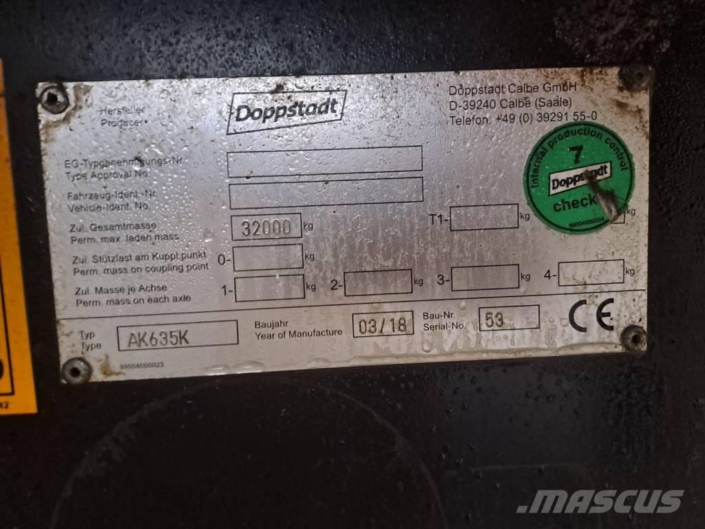 Doppstadt AK 635 SA Drupinātāji