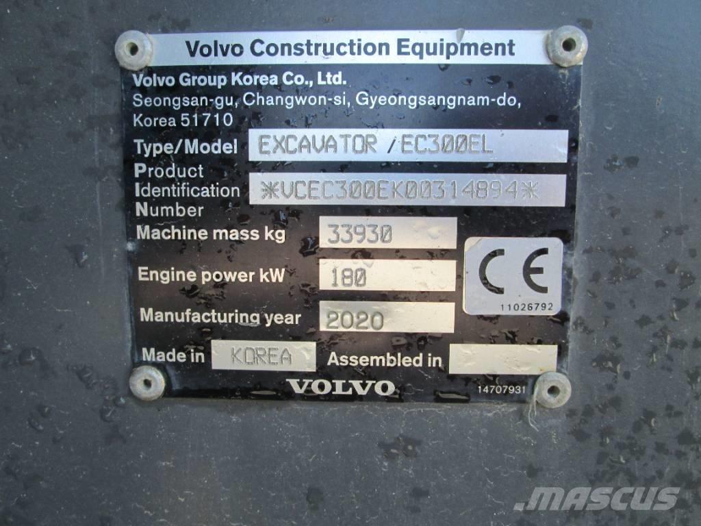 Volvo EC 300 EL Kāpurķēžu ekskavatori