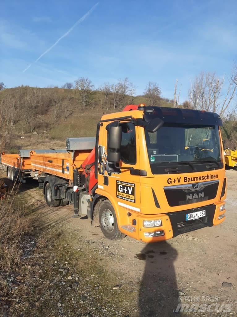 MAN LKW Smagās mašīnas ar celtni