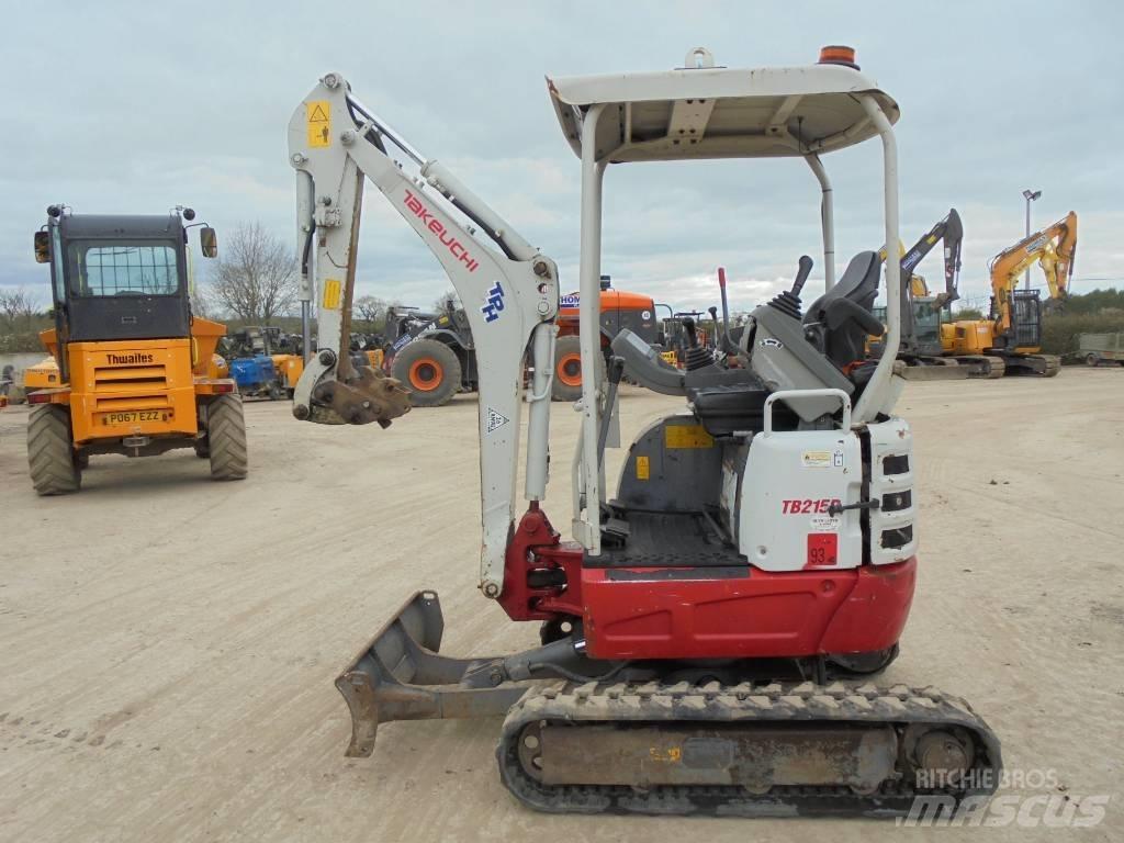Takeuchi TB215R Mini ekskavatori < 7 t