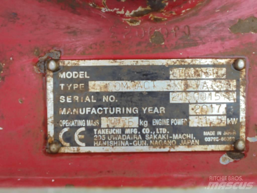 Takeuchi TB215R Mini ekskavatori < 7 t