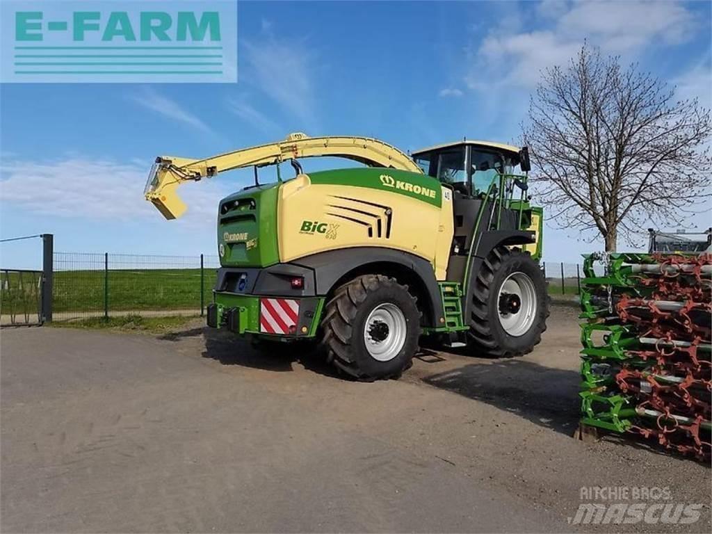 Krone big x 630 Lopbarības novācēji