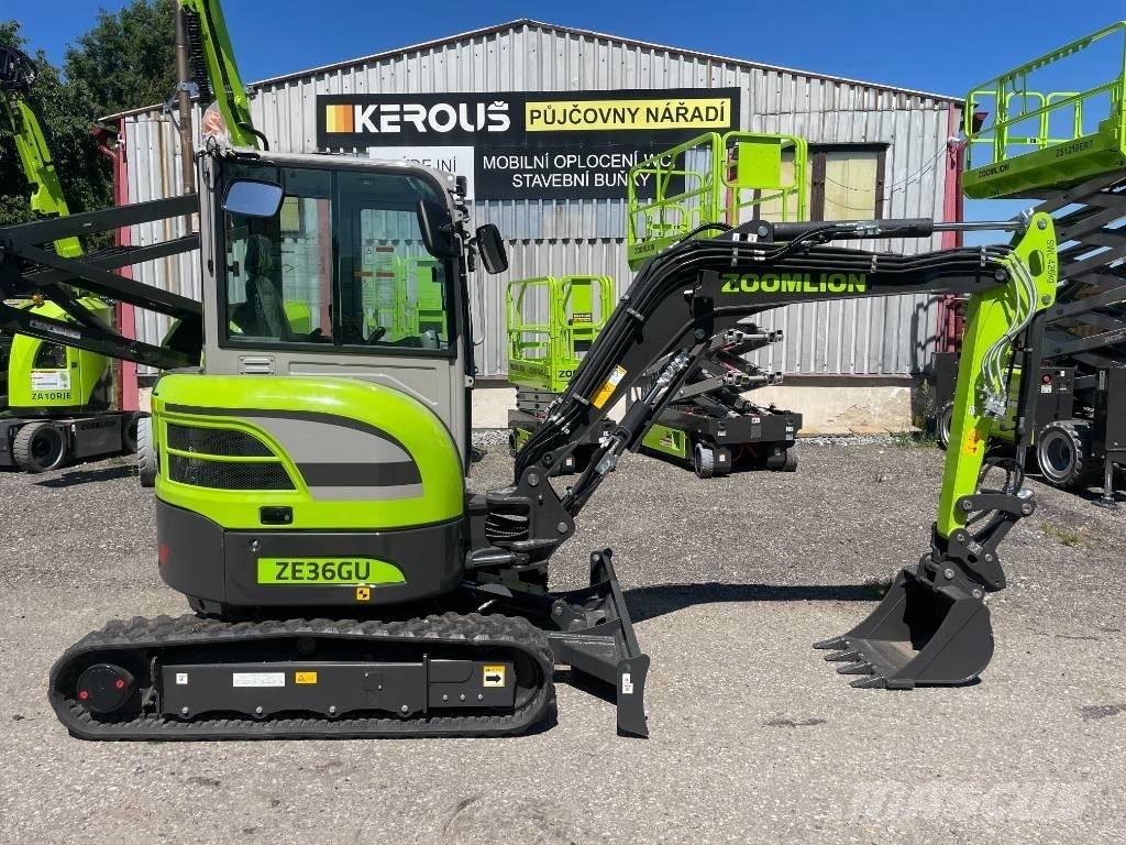 Zoomlion ZE 36 GU Kāpurķēžu ekskavatori